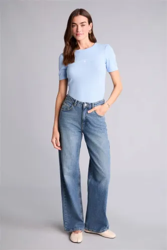 Resim Defacto Kadın T-shirt H2358AX/BE791