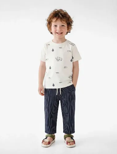 Resim Koton Erkek Bebek T-shirt 6SMB10040TK