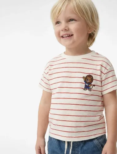 Resim Koton Erkek Bebek T-shirt 6SMB10219TK