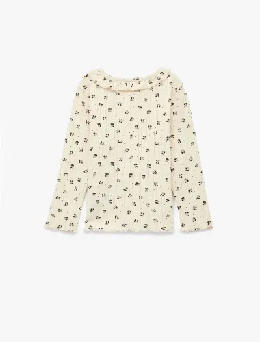 Resim Koton Kız Bebek Sweat 7WMG10021AK