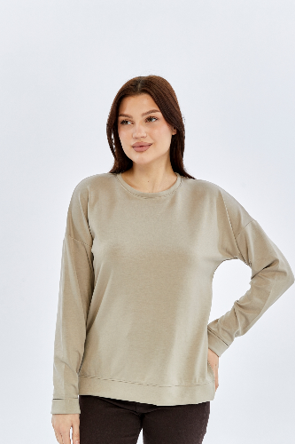 Resim Viole&More Kadın Pantolon Takım 2354  Yırtmaçlı Modal Klasik