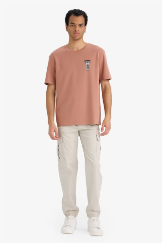 Resim Defacto Erkek T-shirt F9682AX/BR496