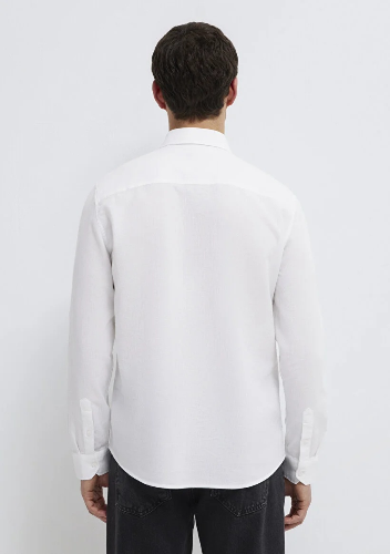 Resim Mavi Uzun Kol Erkek Gömlek M0211656-620