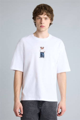 Resim Defacto Erkek T-shirt H2425AX/WT34