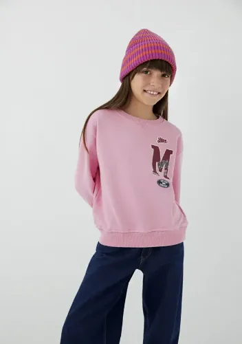 Resim Mavi Kız Çocuk Sweat M7S10190-71015