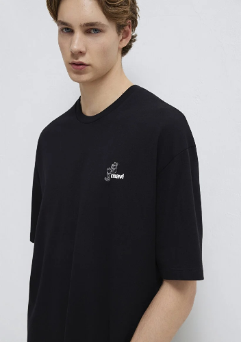 Resim Mavi Erkek T-shirt M0613179-900