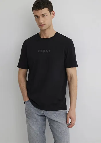 Resim Mavi Erkek T-shirt M0612732-900