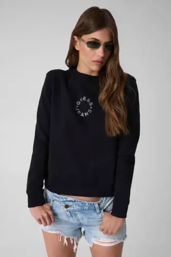 Resim W6YQ19K4778-JBLK Gues Kadın Sweat