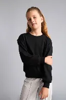 Resim Defacto  Kız Çocuk Sweat E6842A8/BK81