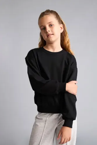 Resim Defacto  Kız Çocuk Sweat E6842A8/BK81