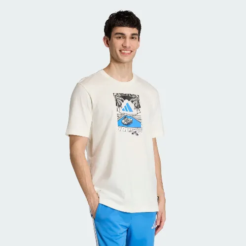 Resim Adidas M S Slıde Rx T Owhıte Erkek T-shirt JZ5001