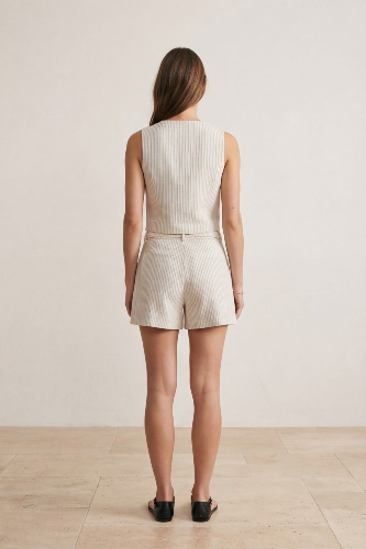 Resim QUZU Kadın Kot&Kanvas Şort