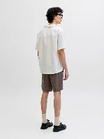 Resim Jack & Jones Jjebreeze Lınen Blend Resort Shırt Ss Sn Erkek Gömlek 12288594