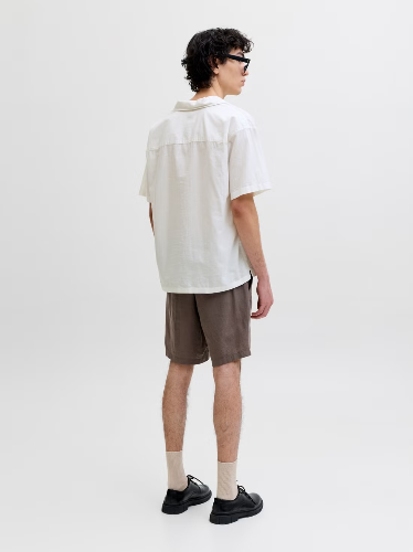 Resim Jack & Jones Jjebreeze Lınen Blend Resort Shırt Ss Sn Erkek Gömlek 12288594