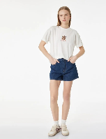 Resim Koton Kadın T-shirt 6SAL10135IK