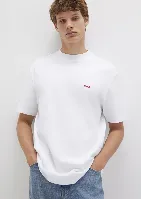Resim Mavi Baskılı Erkek T-Shirt M0612216-620