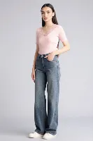 Resim Defacto Kadın T-shirt G9665AX/PN453