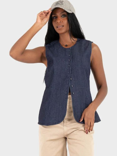 Resim Only Onlashby Sl Dnm Waıstcoat Qyt Kadın Ceket 15364571