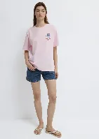 Resim Mavi Kadın T-shirt M1613926-89200