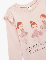 Resim Koton Kız Bebek Sweat 6WMG10036AK