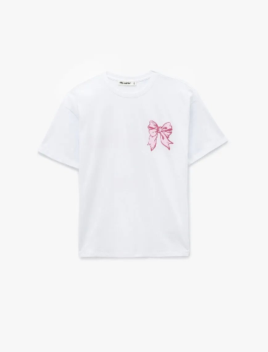 Resim Koton Kadın T-shirt 6SAL10046IK