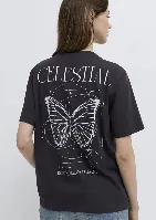 Resim Mavi Kadın T-shirt M1613871-70087
