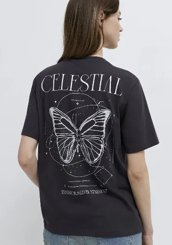 Resim Mavi Kadın T-shirt M1613871-70087