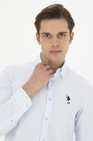 Resim U.S. Polo Assn. Nova024Y Erkek Dokuma Gömlek 1886621