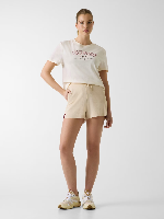 Resim Guess Athleisure  Kadın  T-shirt V6GI04K2965-G047 Arıanna Ss Cn Boxy T-Shırt