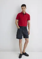 Resim Mavi Polo Erkek T-Shirt M062373-28441