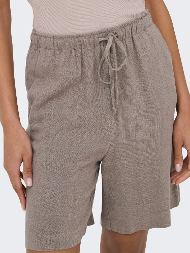 Resim Only Onlsıesta Mw Pull-Up Lın Bl Shorts Noos Kadın Penye Şort 15333032