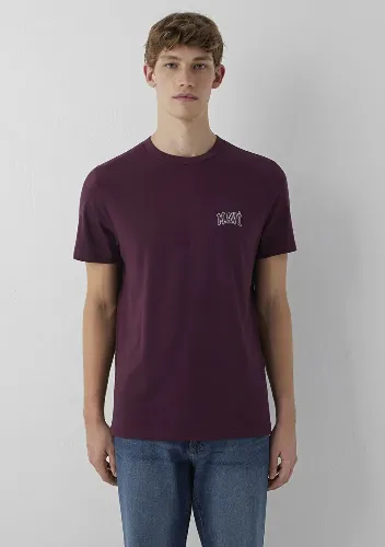 Resim Mavi Erkek T-shirt M0611714-70434