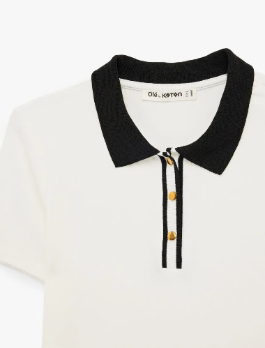 Resim Koton Kadın T-shirt 6SAL10194IK