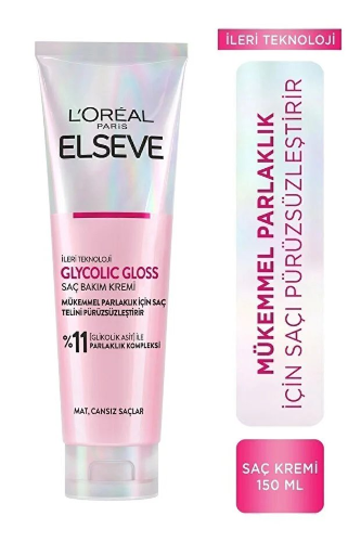 Resim Elseve Giycolic Gloss Saç Kremi 150 ml