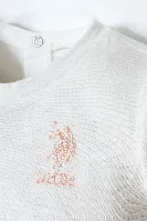 Resim U.S. Polo Assn Bebek Kız Bebek Şort Takım USB2987