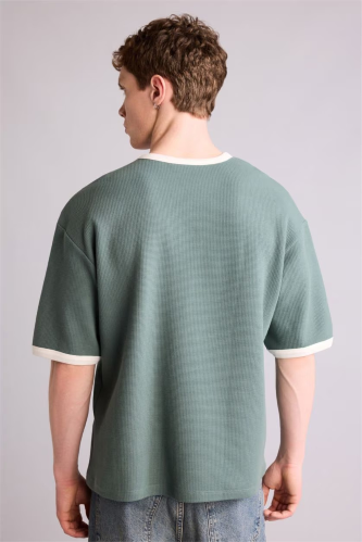 Resim Defacto Erkek T-shirt H3526AX/GN829