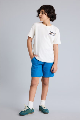 Resim Defacto Erkek Çocuk Şort Takım H0266A8/ER98