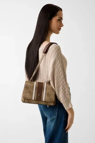 Resim Guess Handbag  Kadın  Çanta HWSS9672210-LGW Noelle Iı Cnvrtble Xbody Flap