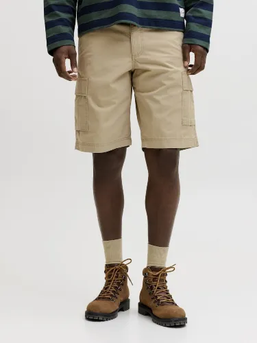 Resim Jack & Jones Jpstcole Matty Cargo Short Mıd Erkek Kot&Kanvas Şort 12292263