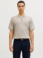 Resim Jack & Jones Jjeemıl Knıt Zıp Polo Ss Sn Erkek Gömlek 12288260