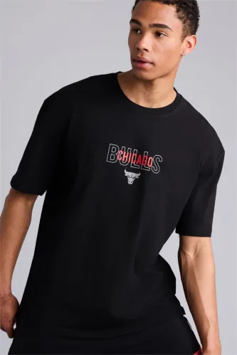 Resim Defacto Erkek T-shirt H3327AX/BK81