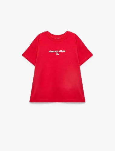 Resim Koton Kız Bebek T-shirt 6SMG10172AK