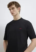 Resim Mavi Baskılı Erkek T-Shirt M0612216-900