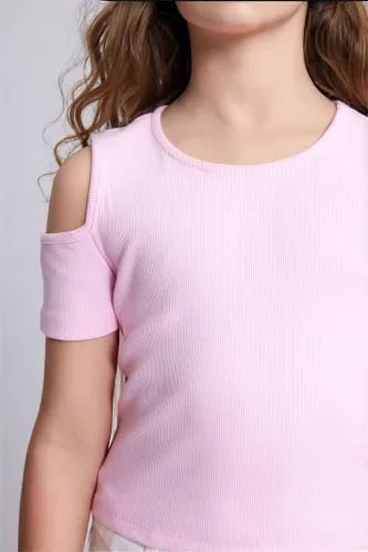Resim Defacto Kız Çocuk T-shirt H7241A8/PN663