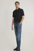 Resim Mavi Polo Erkek T-Shirt M0612520-900