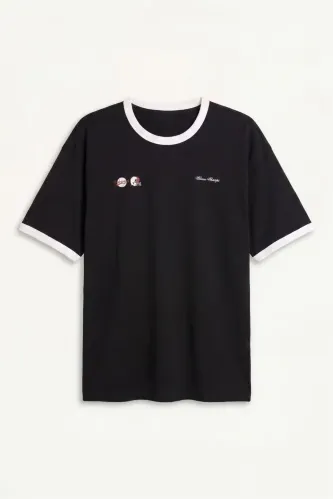 Resim Defacto Erkek T-shirt G5610AX/BK81