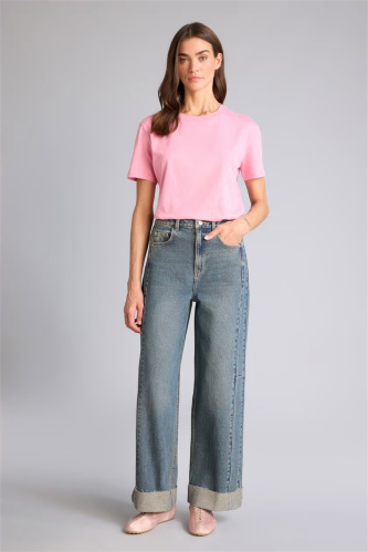 Resim Defacto Kadın T-shirt W9584AZ/PN161