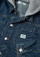 Resim Mavi Erkek Çocuk Jean Ceket M6111402-A6387