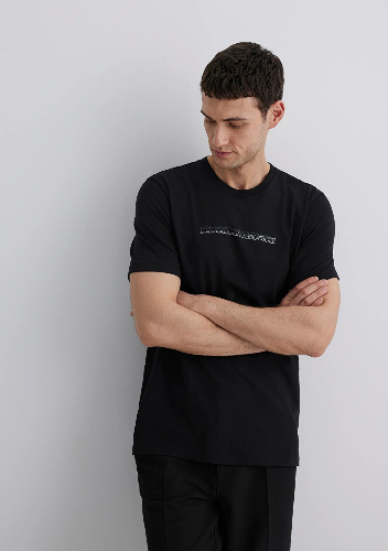 Resim Mavi Erkek T-shirt M0612647-900