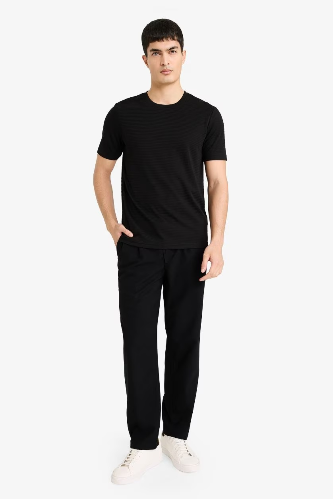 Resim Defacto Erkek T-shirt M6608AZ/BK81